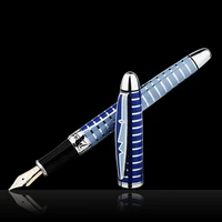 picasso round dance of flowers 10k gold nib fountain pen sea blue color with original gift box for writing gift collection