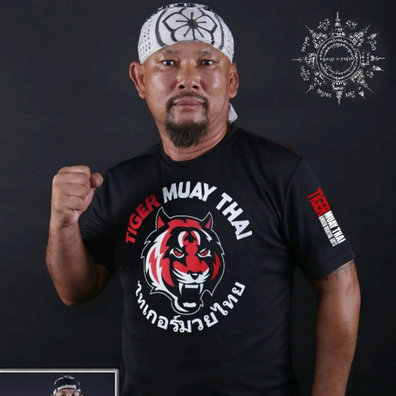SOTF Tiger muay thai футболки с боксом mma Джерси Муай Тай рубашка боксерская короткая