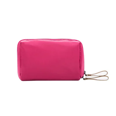 Travel Portable Cosmetic Bag Ladies Nylon Mini Double Zipper Makeup Wash Bag Waterproof Cosmetics Storage finishing Fashion - Цвет: 5