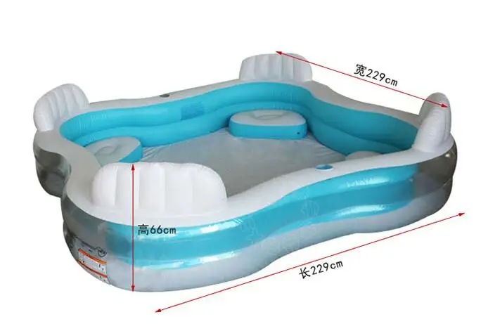 Безопасное оборудование для игры в воду INTEX 56475 ПВХ Надувное заднее сиденье