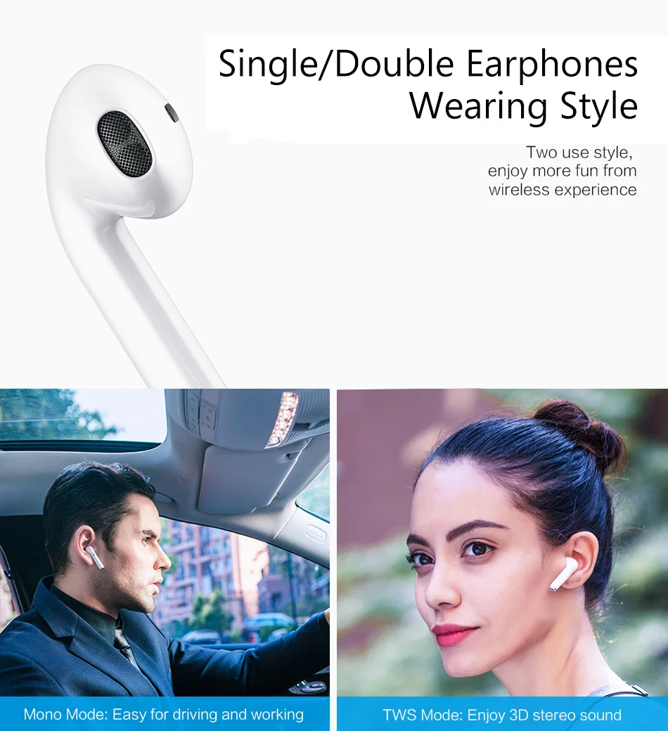 I9s Mini TWS беспроводные Bluetooth наушники, стерео наушники, гарнитура, бинауральные звонки с зарядной коробкой, микрофон для всех телефонов PK i7s tws