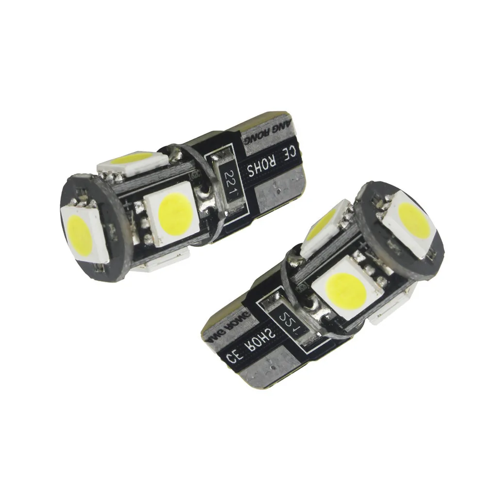 ANGRONG 2x5 SMD СВЕТОДИОДНЫЙ T10 501 194 168 W5W без ошибок Canbus автомобильные внутренние