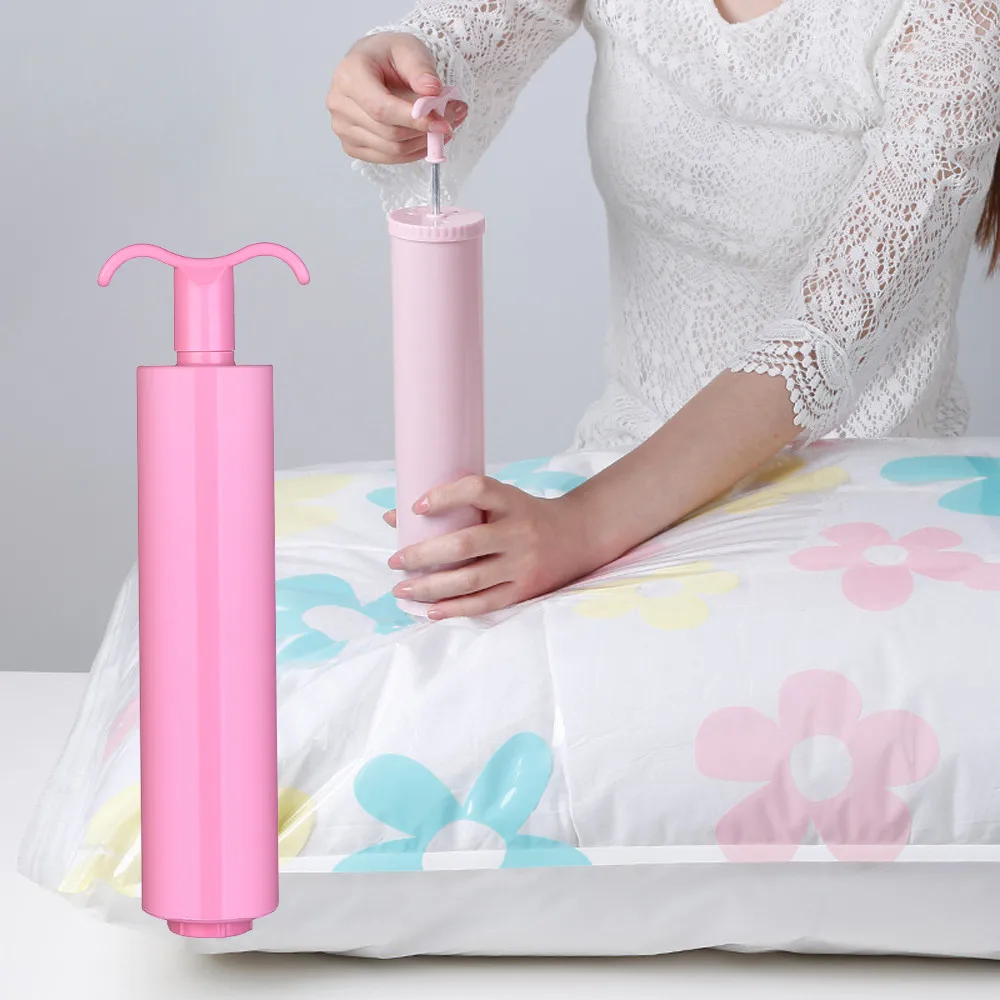 2019 бытовые вакуумные компрессионные мешки ручной насос для домашнего хранения 5