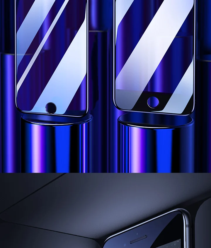 9D полное покрытие закаленное стекло для iPhone 5 5S 6 6s Plus защита экрана Защитное стекло для iPhone 7 8 Plus стеклянная пленка
