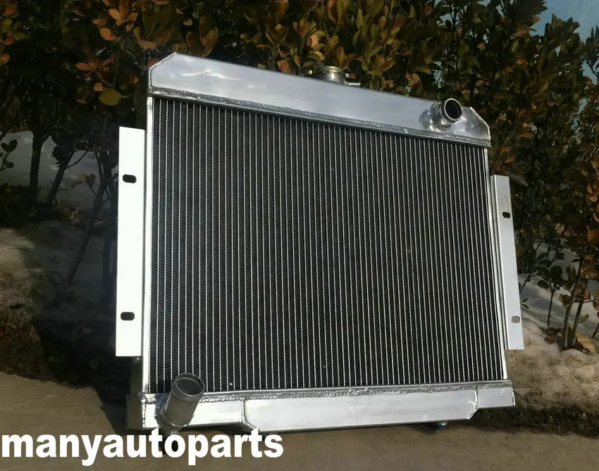 1970-1985 для Jeep CJ CJ5 CJ6 CJ7 3.8L-5.0L 71 72 73 74 75 76 3-рядный алюминиевый радиатор + два