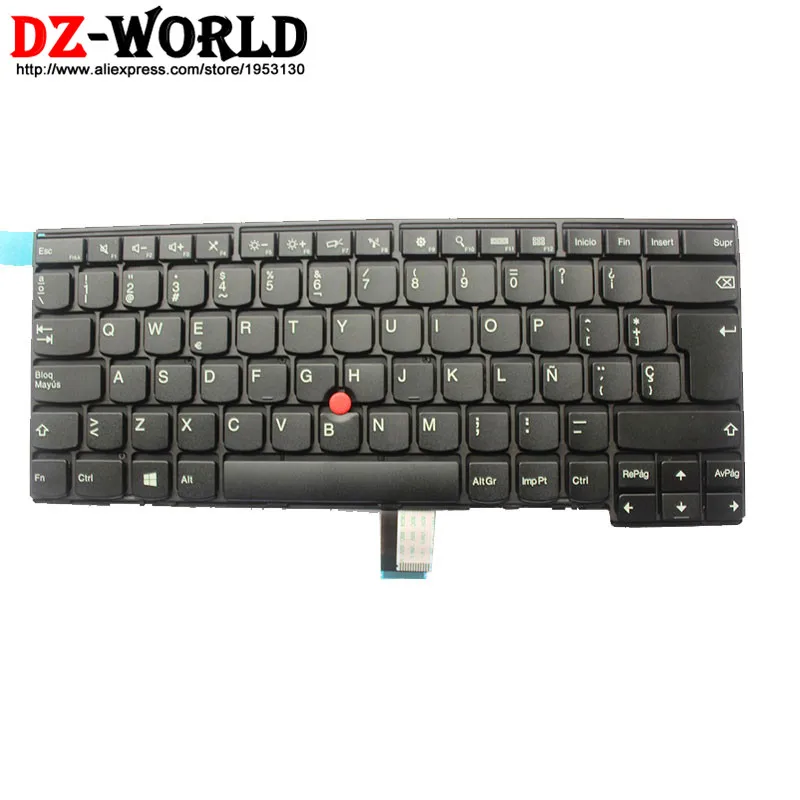 Новая Оригинальная клавиатура ES для Lenovo Thinkpad E431 E440 с испанской раскладкой Teclado y2736
