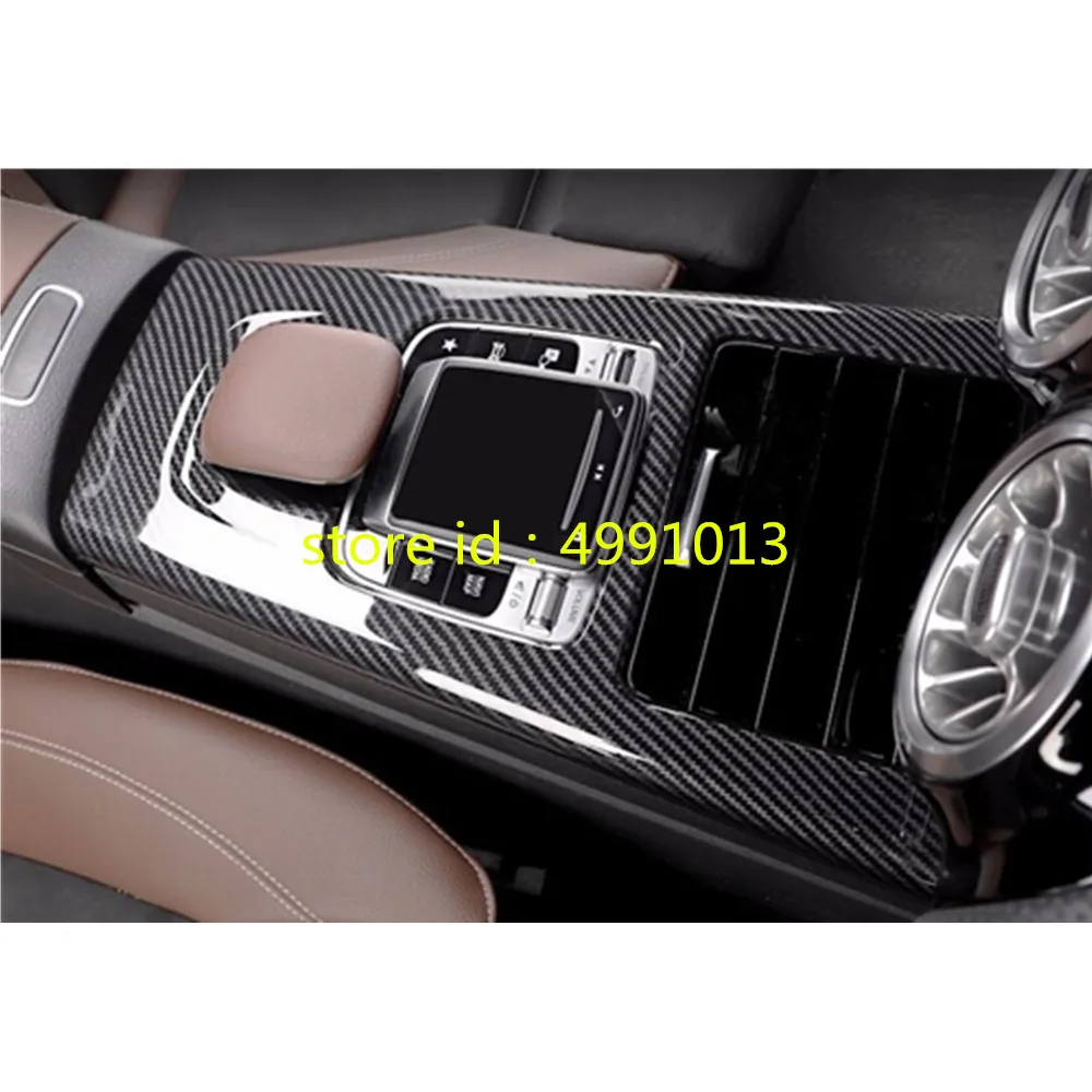 Для Mercedes Benz A Class W177 A180 A200 A250 крышка автомобиля отделка ABS центральная консоль держатель чашки переключения передач подлокотник коробка 1 шт