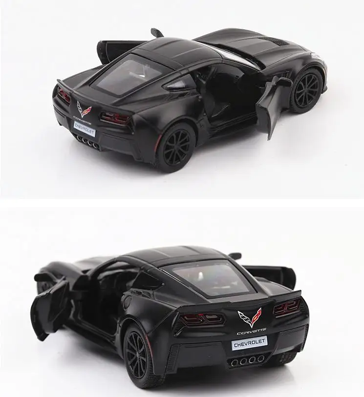 Совершенно новая модель спортивного автомобиля Corvette C7 1:36 Масштаб сплав