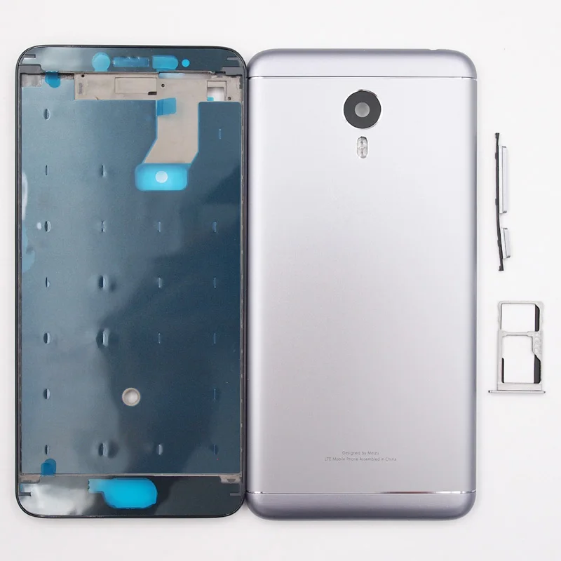 BaanSam Новая передняя рамка батарейный задний чехол для Meizu M3 Note 5,5 дюймов L681 с боковыми кнопками+ sim-карта Trya