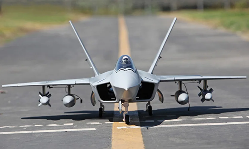 Scale skyflight LX F22 Raptor RC RTF модель самолета двойные металлические 70 мм EDF батарея