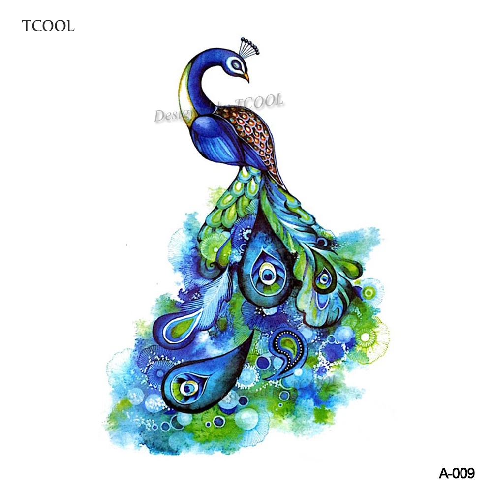 Временная тату-наклейка HXMAN Parrot для детей ручная работа искусство птица модный