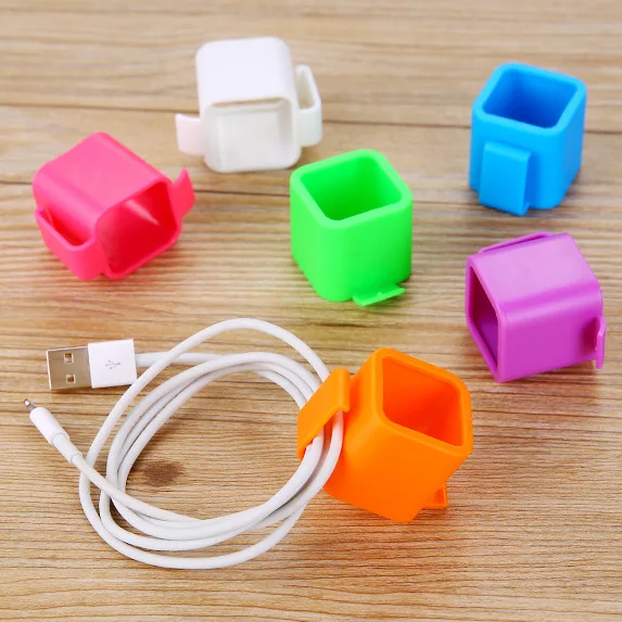 100 шт. цветной Кабельный органайзер кабельный зажим аккуратный USB зарядное