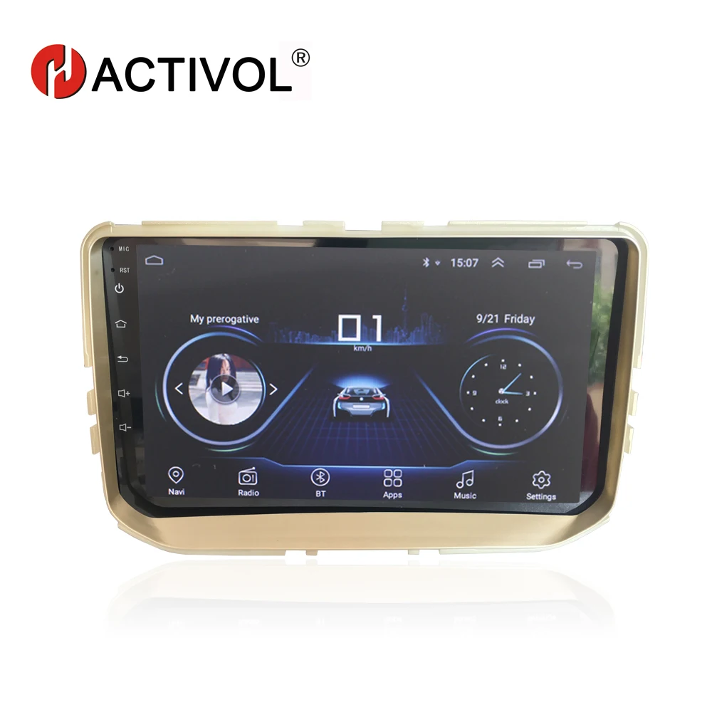 Автомобильный dvd плеер HACTIVOL 2 din android 8 1 gps navi для Haval Hover Great Wall H2 Red 2014 2017