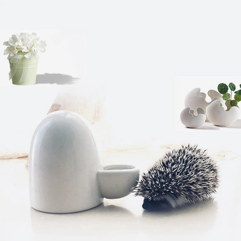 Маленькая автоматическая керамическая бутылка для воды животных тихая