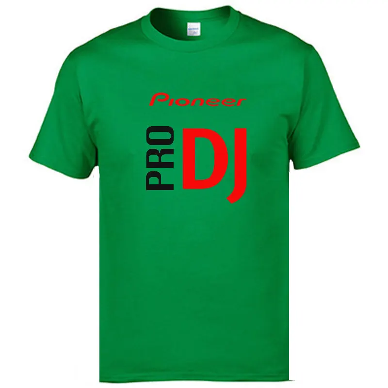 Брендовая Футболка мужская Новая мода Pioneer DJ PRO с буквенным принтом модные футболки с круглым вырезом Мужская футболка с коротким рукавом - Цвет: 9
