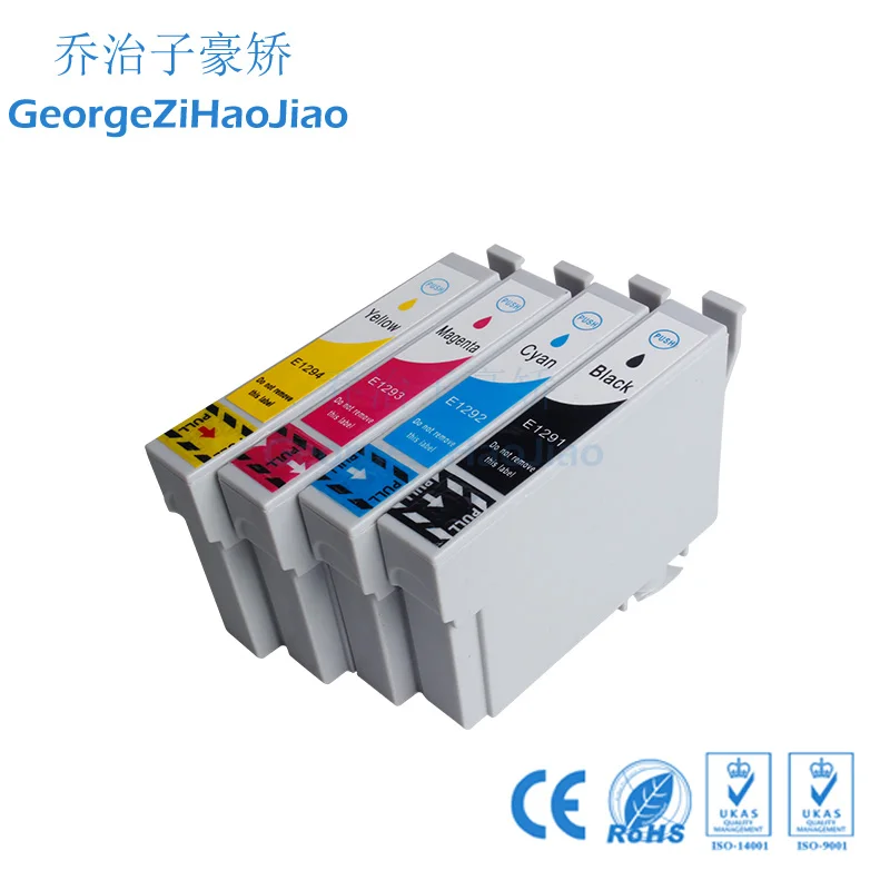 1 комплект 1291XL чернильный картридж совместимый для Epson Stylus SX420W/SX425W/SX525WD/SX620FW/Office