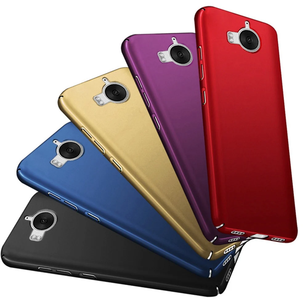 Роскошный Жесткий пластиковый Чехол из поликарбоната для Huawei Y3 Y5 Y6 2017 простая