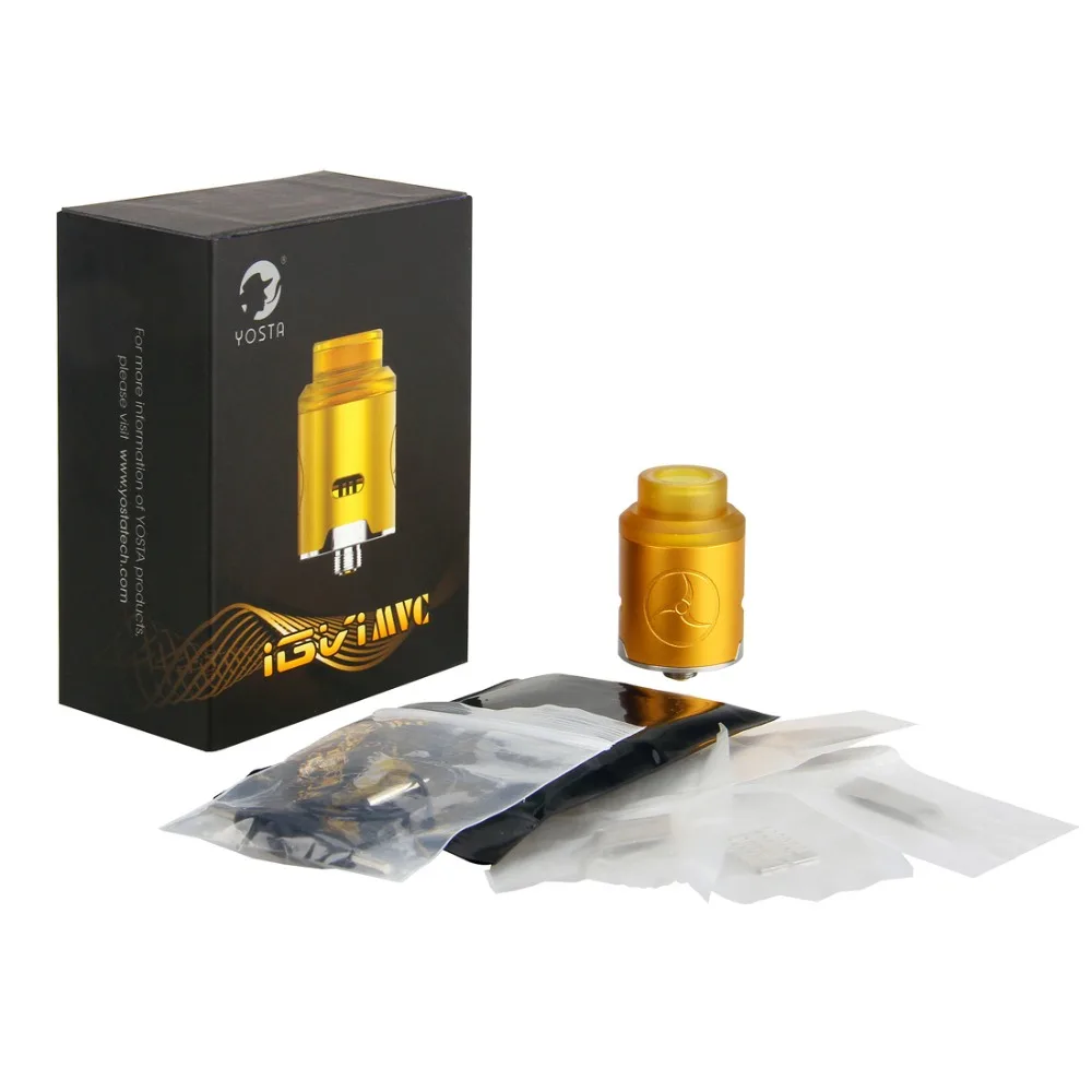 YOSTA IGVI MVC RDA бак с нижней подачей сквонк пей Pin Dripka электронная сигарета атомайзер