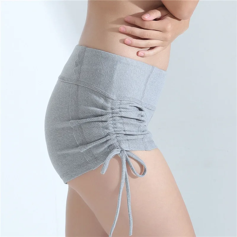 Женские спортивные шорты для йоги спортивная одежда бега фитнеса тренажерного