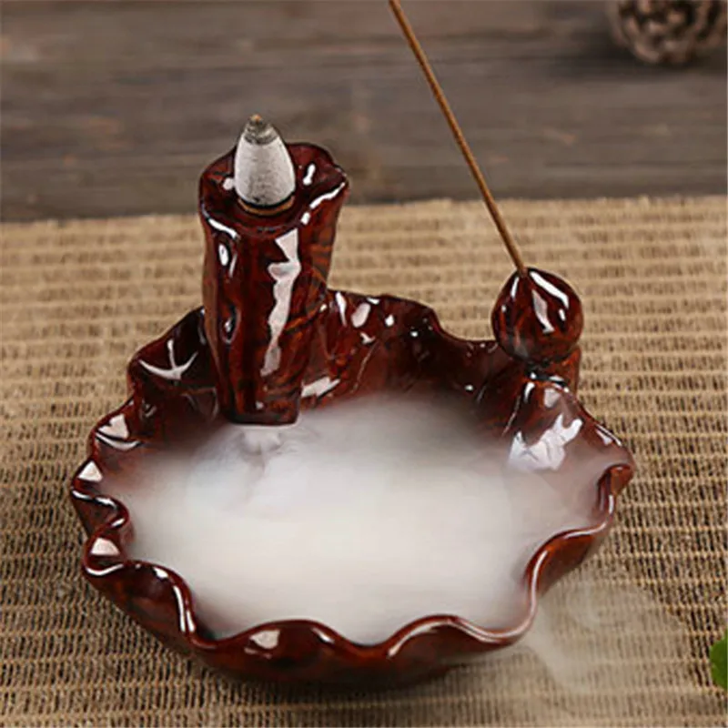 Натуральные Ароматические конусы с обратным потоком или керамическая горелка