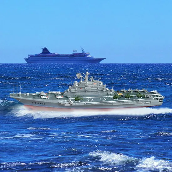 Пульт дистанционного управления лодки 2878a 1:275 rc модель авианосец высокая