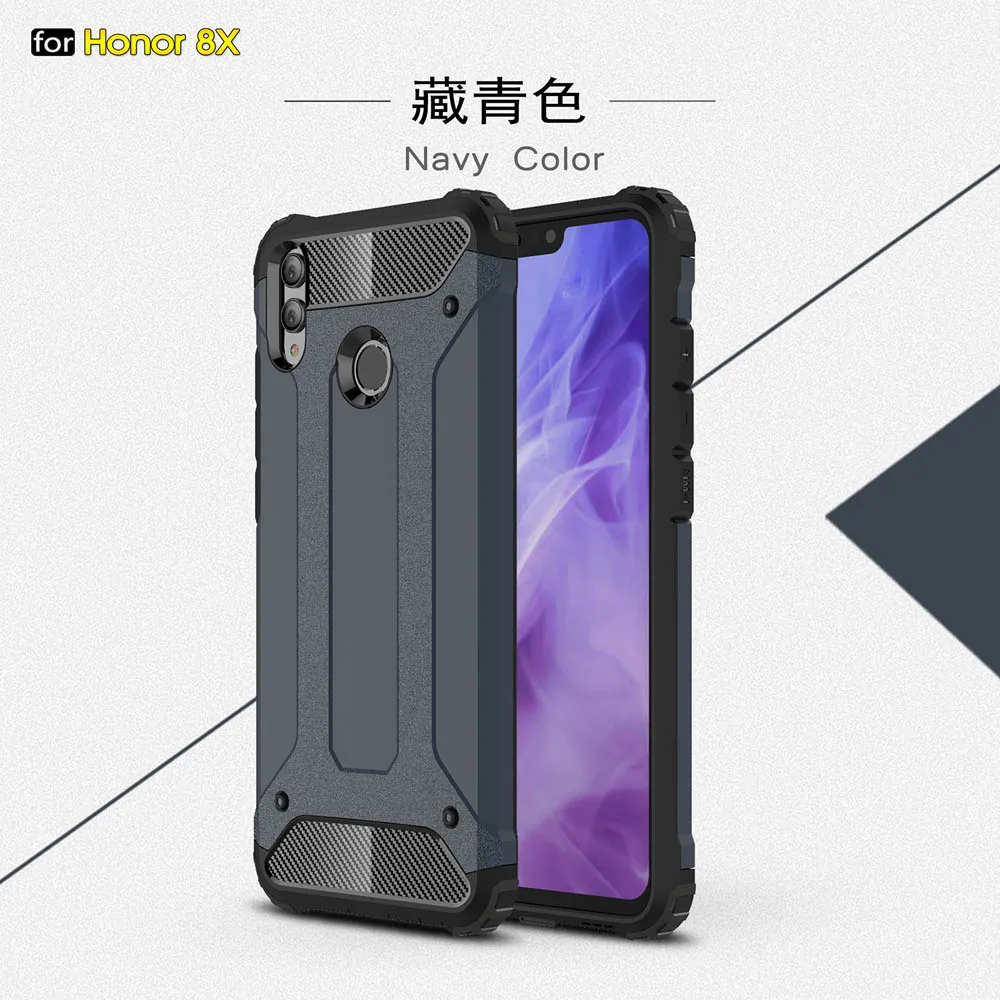 Армированный чехол для huawei HONOR 8X X8 JSN-L22 JSN-L21 JSN-L23 HONOR8X чехол для телефона для huawei смартфона HONOR 8 X JSN L21 L22 L23 рамка Обложка
