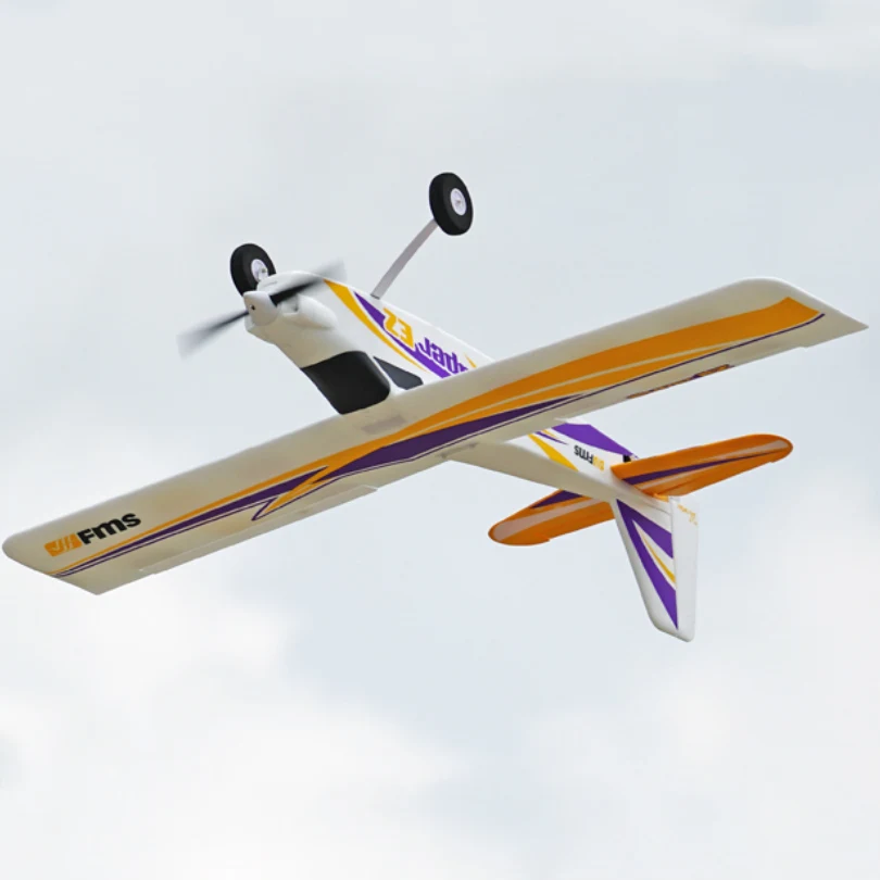 FMS 1220 мм Super EZ V4 тренажер для начинающих RC самолет с гироскопом 4CH 3S поплавки