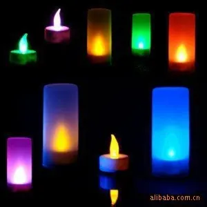 

7 colors changing candle, led flashing candle Light-Up Toys