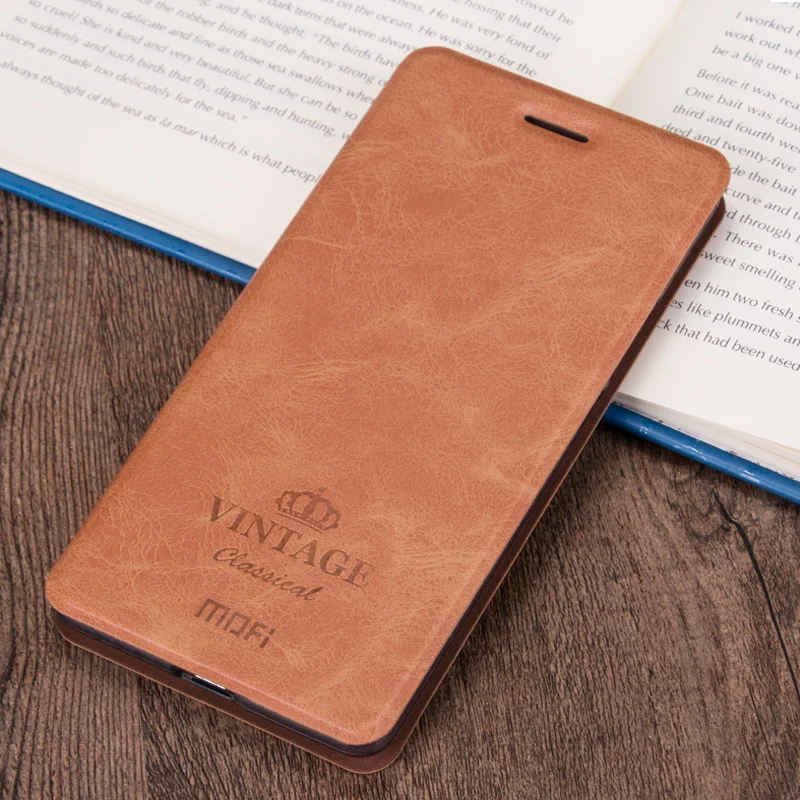 Оригинальный Роскошный чехол книжка из ПУ кожи Mofi для Xiaomi Mi A2 6X кожаный бумажник