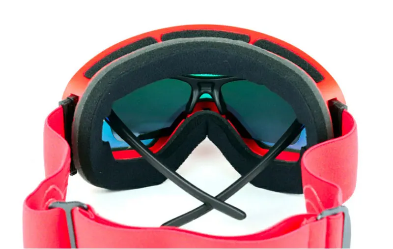 UV400 противотуманные двухслойные лыжные очки большие линзы маска для катания на лыжах очки снежные очки для сноуборда зеркальные очки с покрытием для мужчин
