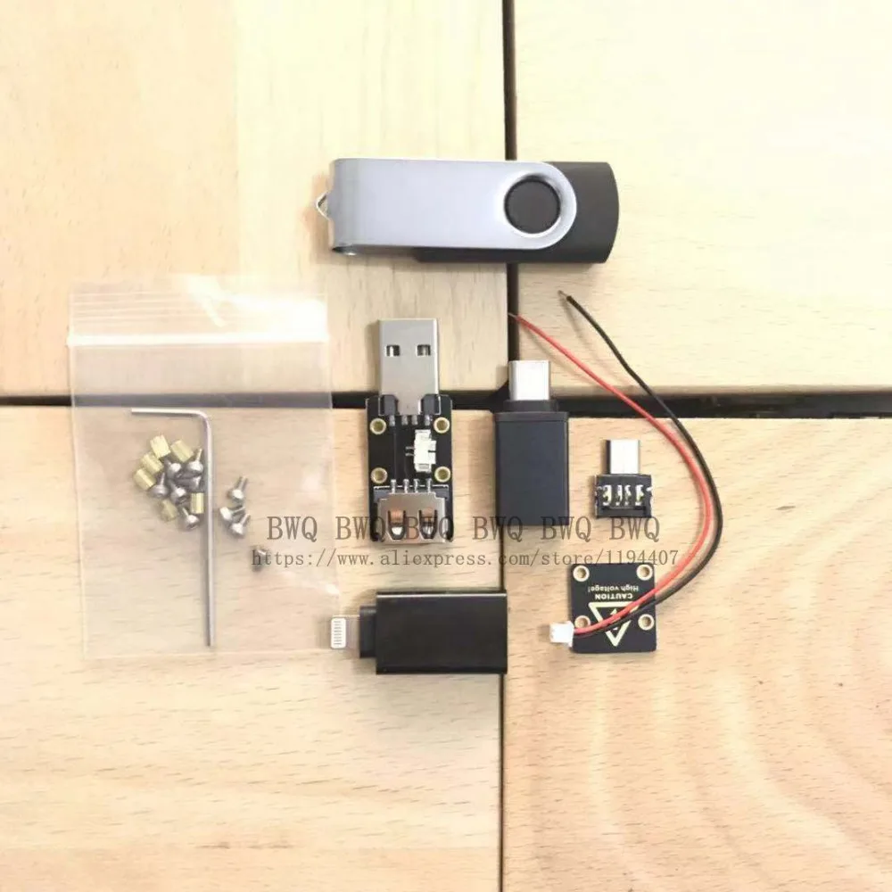 USB Killer V3.0 реплика-215VDC USBKiller мини высоковольтный импульсный генератор Geek качок озорство игрушка лучше, чем темно-фиолетовый