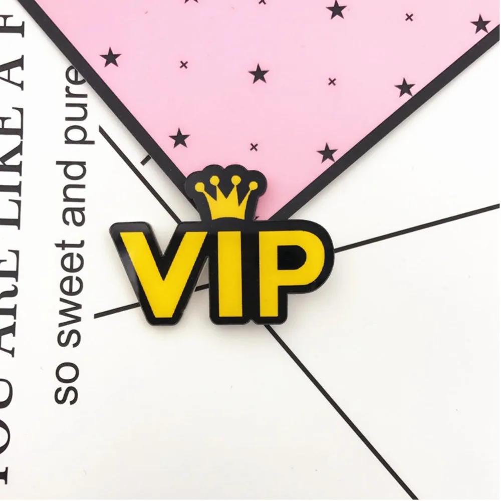 Японская брошь в стиле аниме с надписью VIP без лица мужской значок со спиральным
