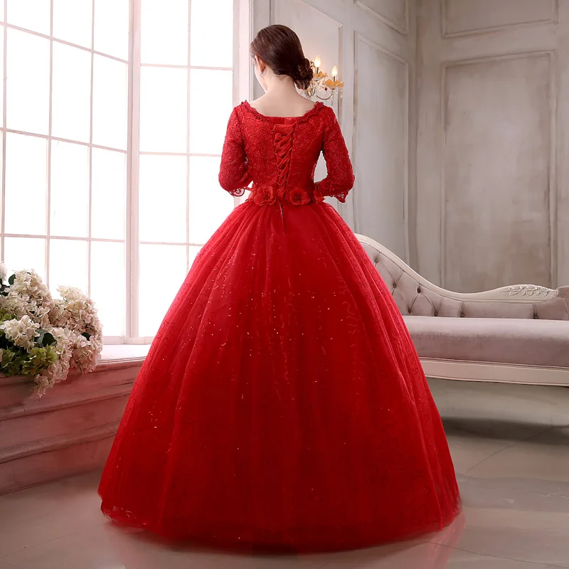 Три четверти Vestido De Quinceanera платье с бисером на Кружева бальное платье жемчужина спинки на шнуровке Vestidos De 15 Anos