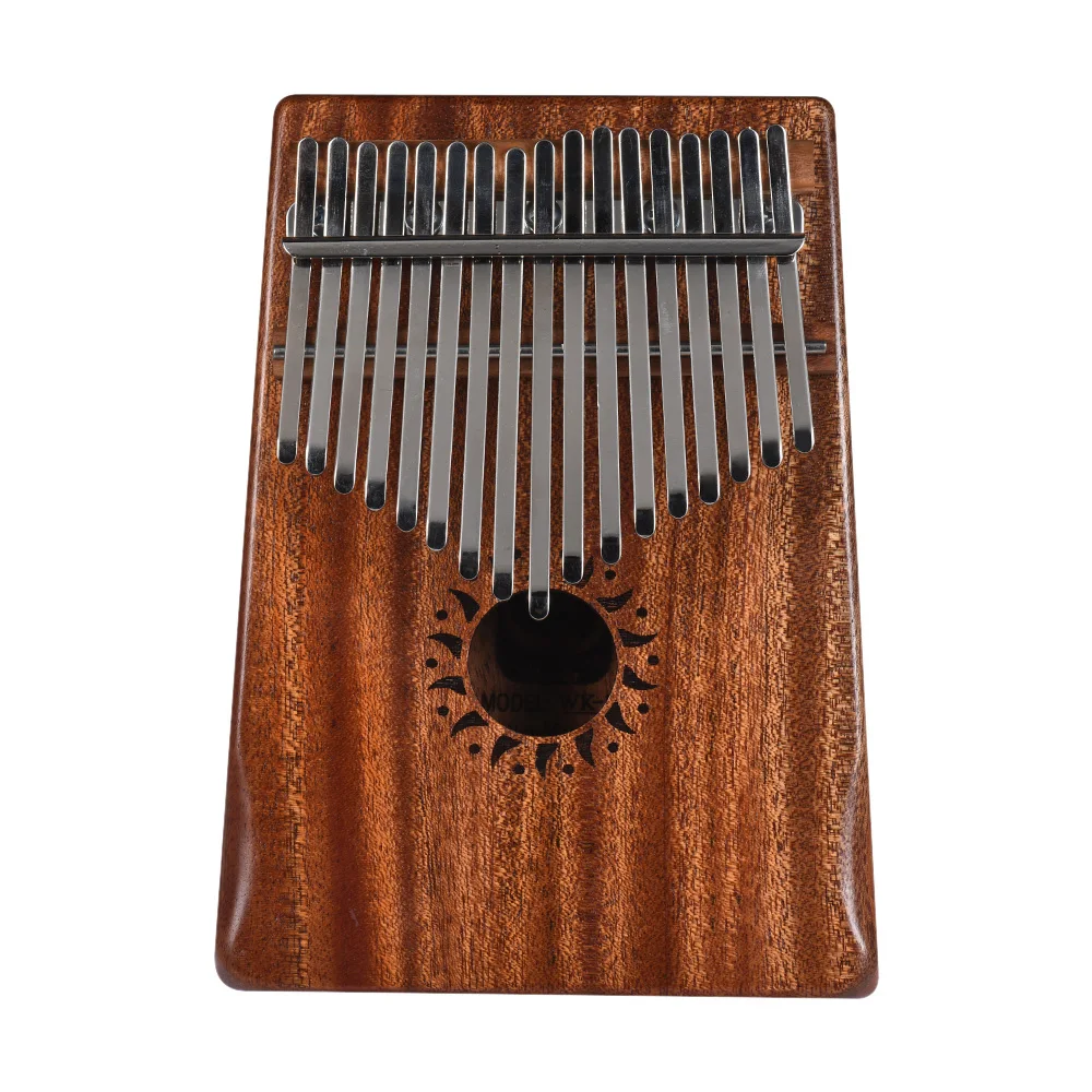 Новое поступление! 17 клавиш Kalimba Mbira большой палец фортепиано красное дерево