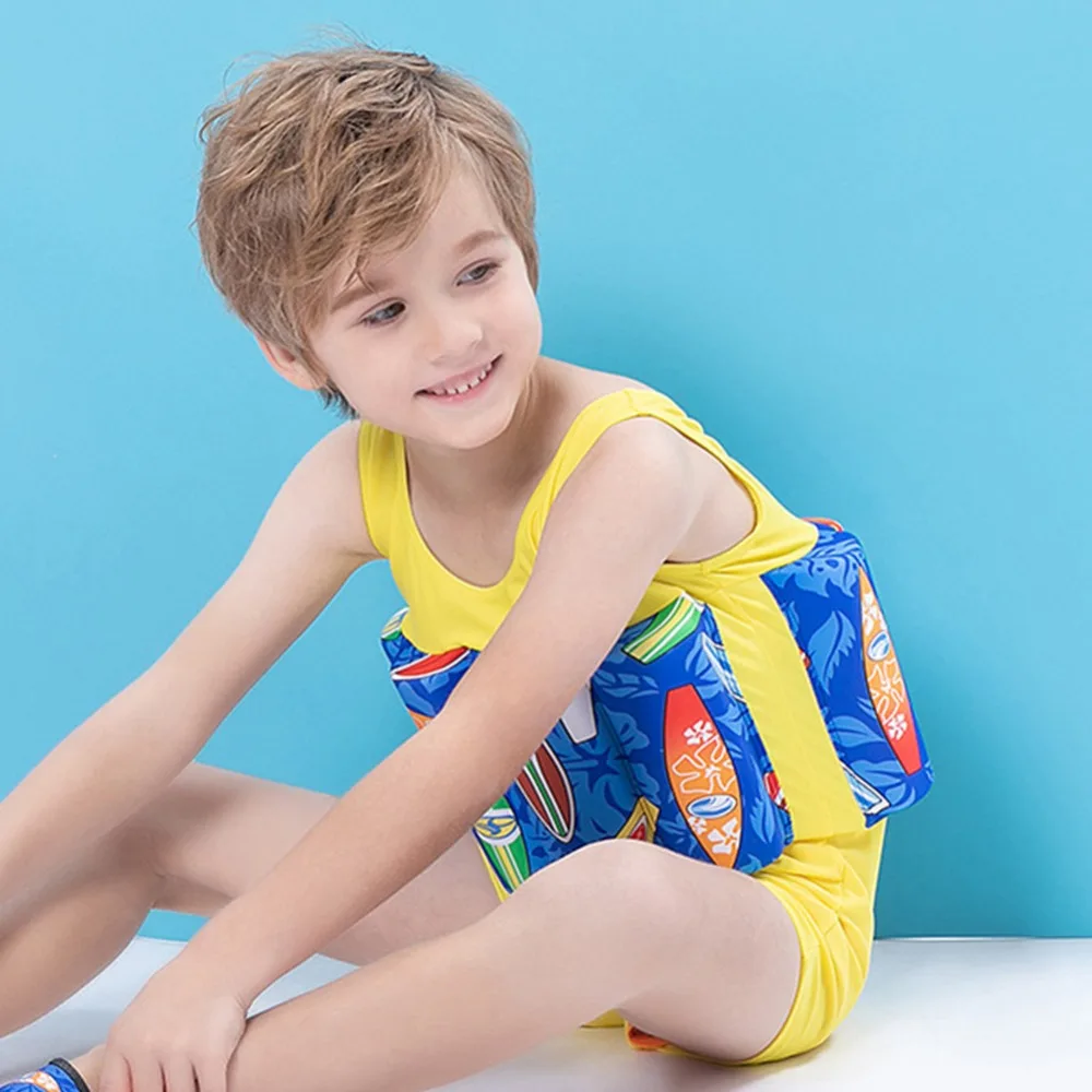 Girls Swimsuits Child Swimming Trunks Shorts Children's Swimwear Kids Buoyancy Swimsuit Baby Boys Girls Swim Vest