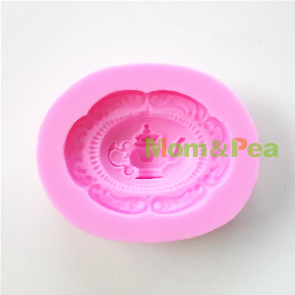 0734 Бесплатная доставка силиконовая форма для чайника Mom & Pea украшение торта 3D