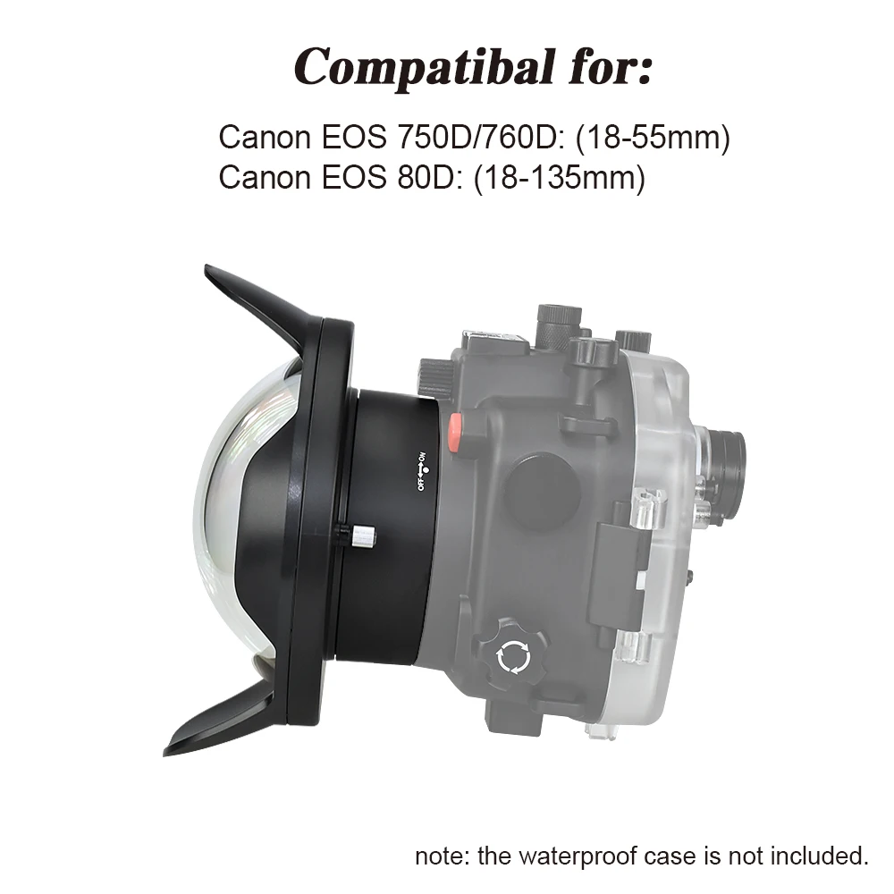 Seafrogs 6-дюймовый сухой купол для Meikon &amp SeaFrogs корпуса DSLR V.1 40M 130FT совместимый с Canon EOS