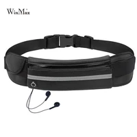 new outdoor running waist bag waterproof mobile phone holder jogging belt belly bag women gym fitness bag lady sport accessories