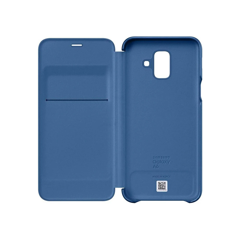 Чехол книжка Samsung EF WA600C Wallet Cover для Galaxy A6 (2018) чёрный|Бамперы| |