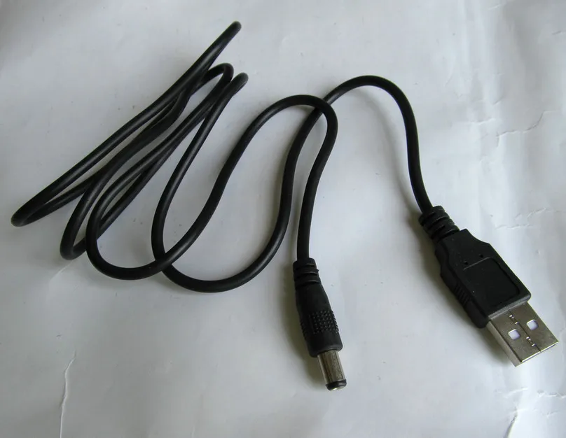 Удлинительный адаптер M/M прямой кабель USB 2 0 A с разъемом папа на постоянный ток 5 5x2