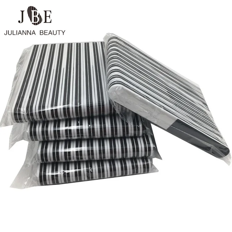 

50Pcs Pro High Quality Nail File Buffer White & Black Manicure Double Tools Sanding Block Shaping Smooth Manicure Nail Art Tool