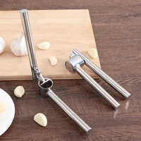 nice stainless steel garlic aqueeze kitchen squeeze tool alloy ginge crusher garlic presses kitchen accessories 16 55 5cm