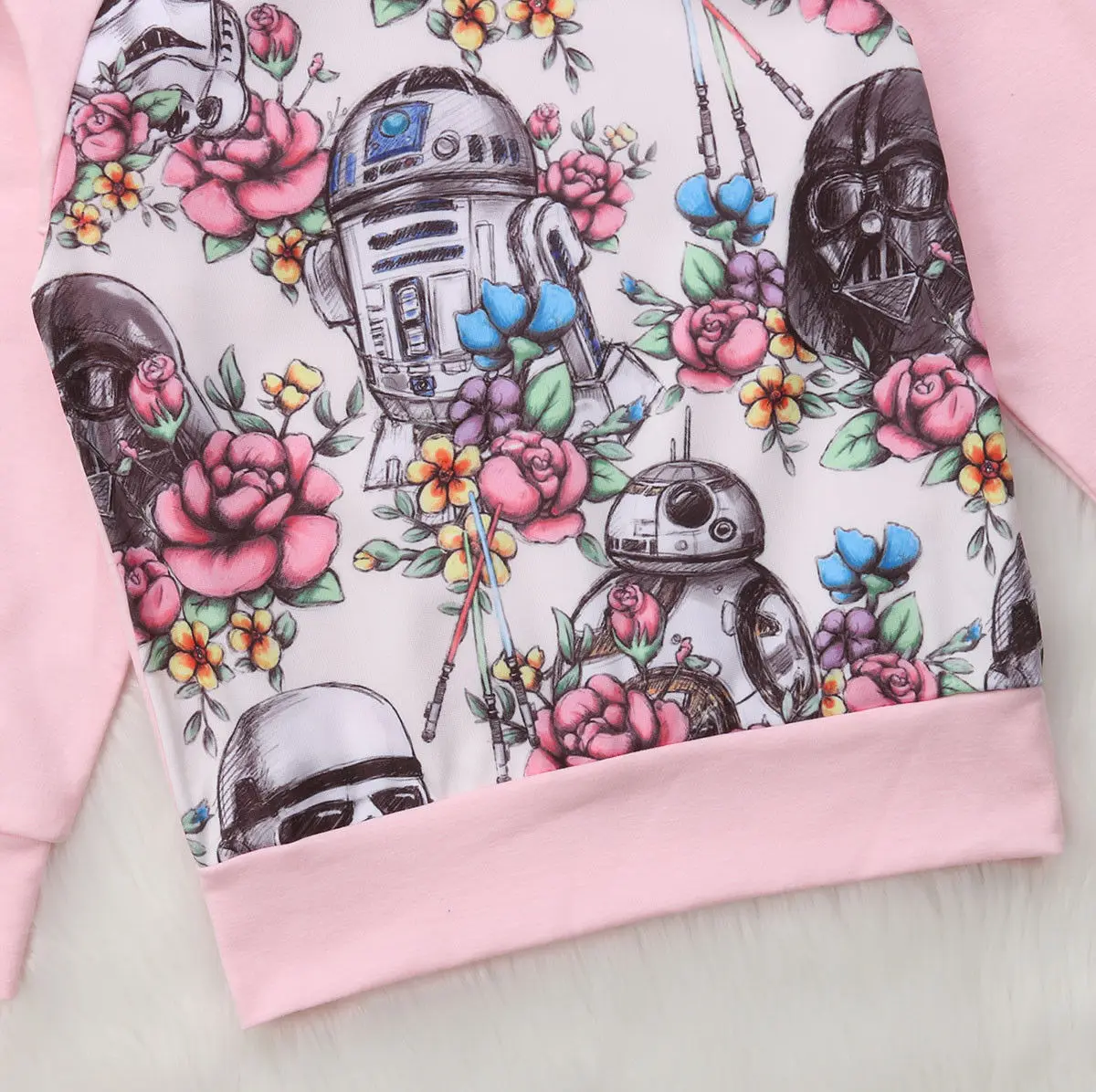 the novel features Lovely Toddler Baby Kids Girl Long Sleeve Cotton Sweater Tops Blouse Pullover personality pink wild stylish | Детская