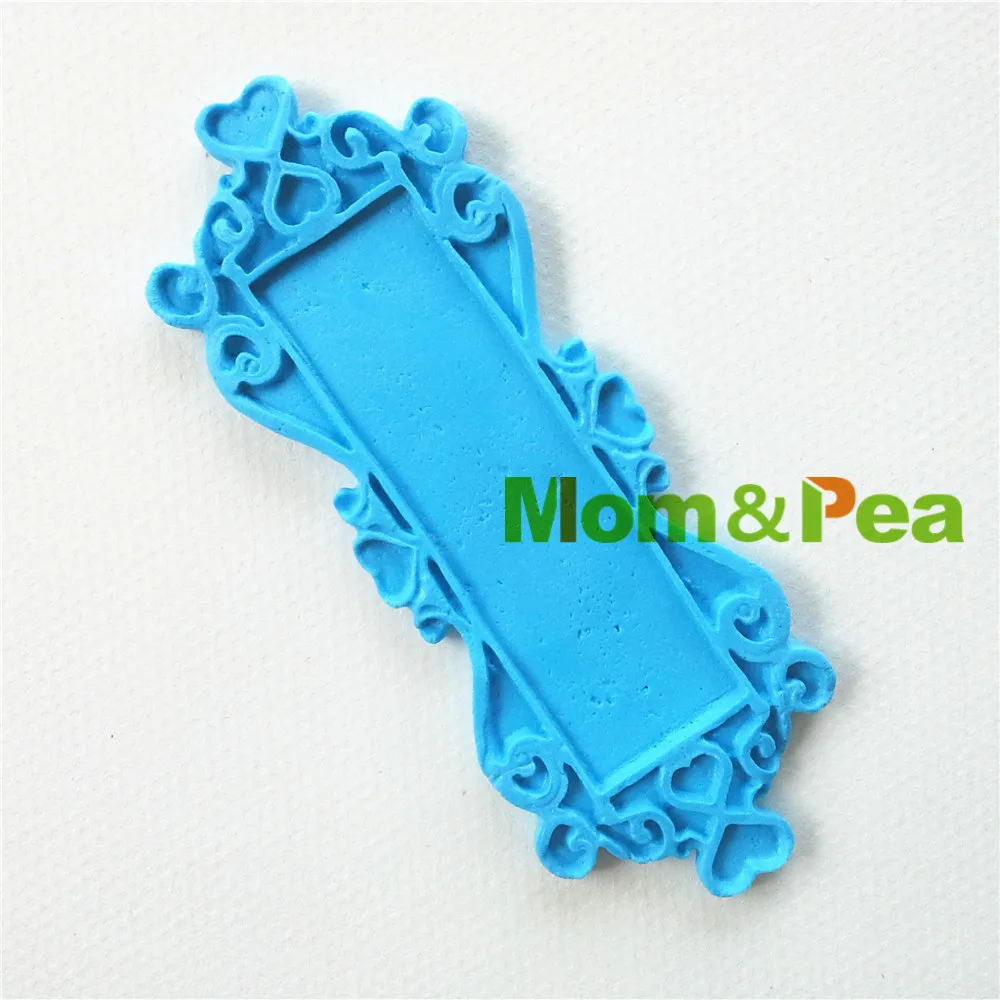 Силиконовая форма в форме сердца Мама и горох 0792