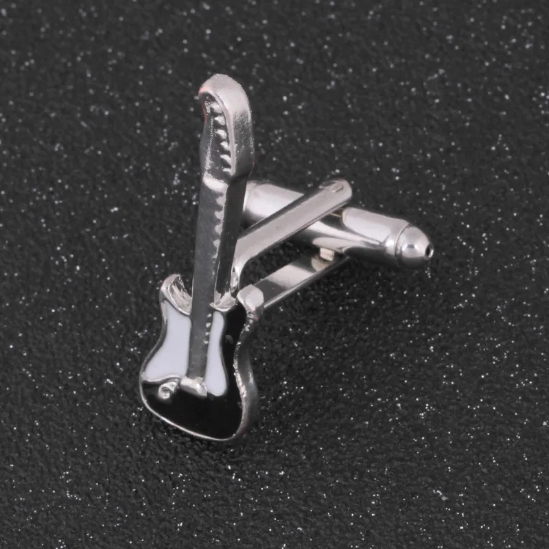 Men's Cufflinks Guitar French Violin Musical Instrument Sleeve Nail Pattern Jewelry Shirt Dinner Wedding Dress 5.14 | Украшения и