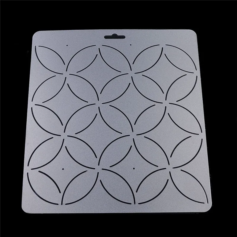 1 ПК акрил лекало инструменты для пэчворка DIY тиснение инструмент ручной трафарет