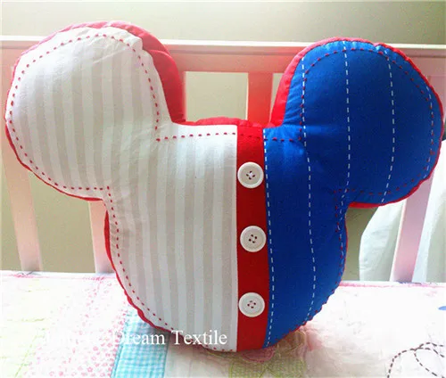 Mickey Head Новинка, милая Подушка, Мультяшные подставки для рук, вышивка, детская комната, декоративные подушки, детские игрушки, подушки, постельные принадлежности, подушка, подарок для девочки - Цвет: Mickey Head