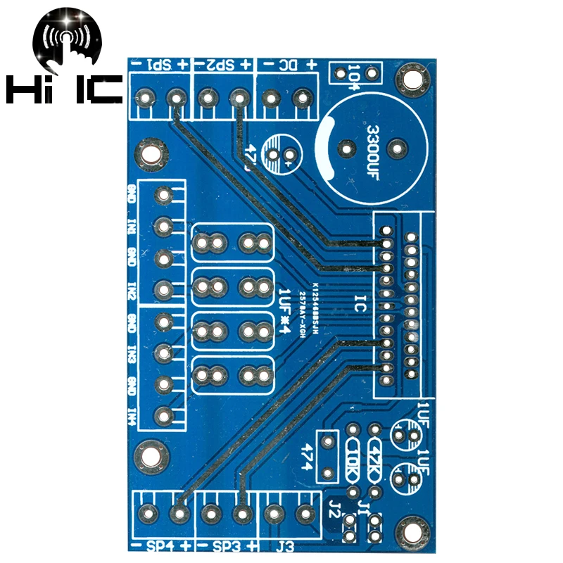 Аудио Мощность усилители TDA7388 4 канала 4*41 W DC 12 V BTL PC Автомобильный усилитель PCB