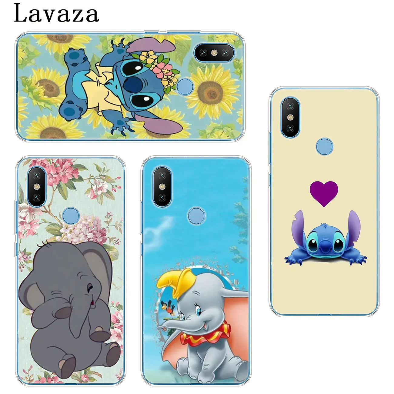 Твердый чехол для телефона Lavaza Lilo Stitch The lion king Dumbo Xiaomi Redmi K20 8A 7A 6A Note 8 8T 7 5 6 Pro 4