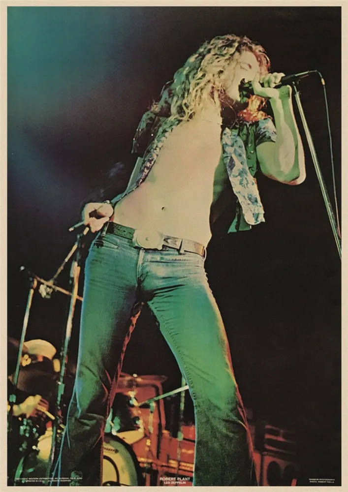 Led Zeppelin рок-музыка постеры/Led Zeppelin музыка классический постер Винтажный стиль стены крафт-бумага плакат домашний художественный бренд - Цвет: 27
